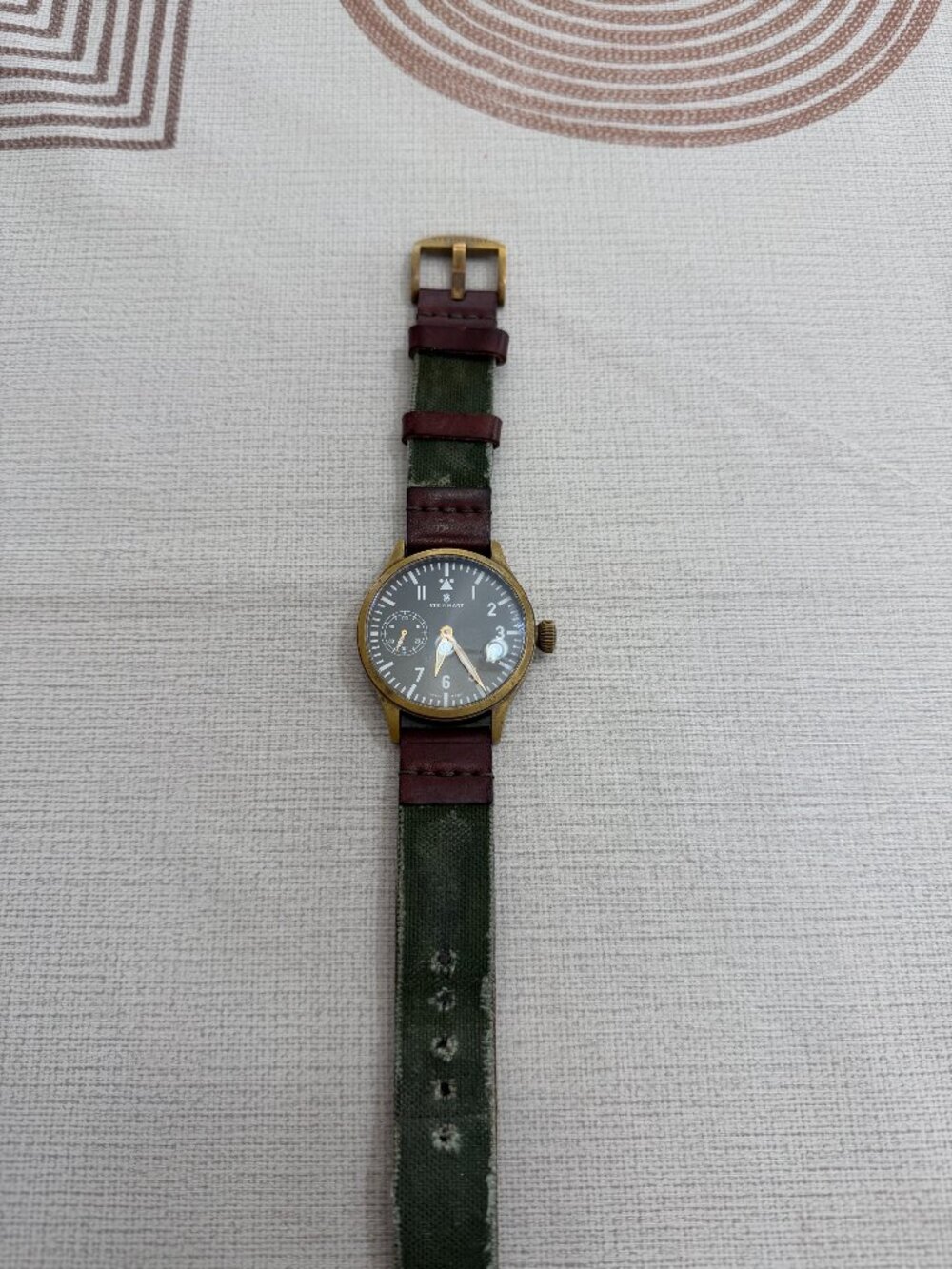 STEINHART Pilot Nav B-Uhr MANUAL WIND ETA 6497 Stainless Steel 44mm Bronze Watch - Picture 2 of 11